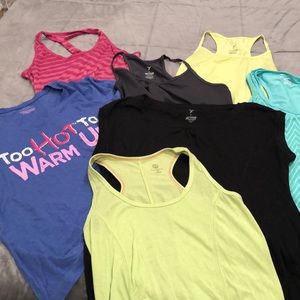 Bundle of workout tops!